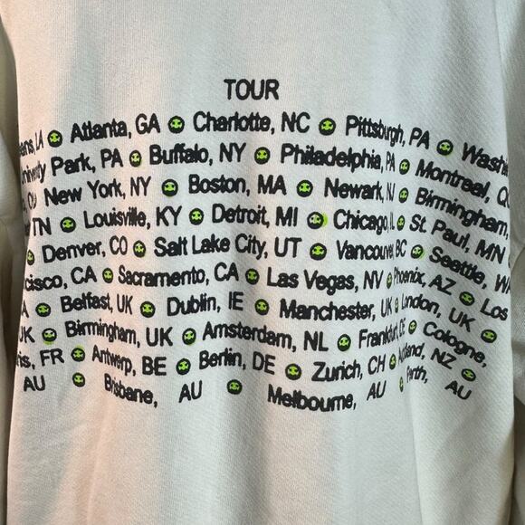 Billie Eilish Official Merch Happier Than Ever 2022 World Tour Hoodie Size Large - Picture 7 of 10